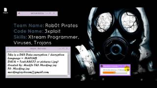 DES Encryption Decryption for Data Text Pictures images with Matlab code