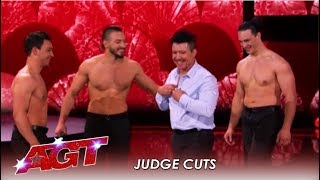Messoudi Brothers: Force Their Dad Out Of Retirement For RISKY Move! | America's Got Talent 2019
