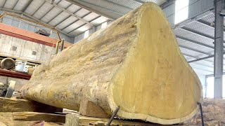 Amazing Wood Cutting Machinery | The Process Of Producing Raw Wood, Working In Woodworking Factory
