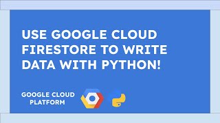 Google Cloud Firestore - NoSQL- add data easily with simple Python code from a VM