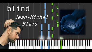 Blind (acoustic) - Jean-Michel Blais (Synthesia Tutorial)