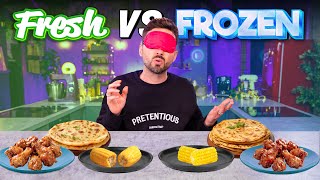 Blind Tasting FRESH vs FROZEN Ingredients 2 | Sorted Food