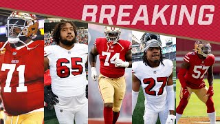 BREAKING 🚨 49ers injuries continue to pile up: Dre Greenlaw, Trent Williams, Aaron Banks, Guerendo +