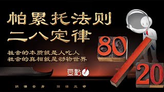 社会的本质就是人吃人 社会的真相就是动物世界 I 帕累托法则 I 二八定律 I 丛林法则 I 弱肉强食 I 认知觉醒 I 智慧谋略 I 思维 I 强势文化 I 隐学真知篇【豆点5分钟】