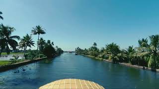 Beautiful backwaters of Alleppey, Kerala - vacation 2024