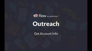 Outreach.io Get Net New Enriched Global Account Data with Flow by LeadGenius