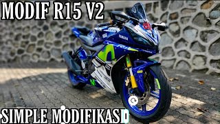 MODIFIKASI SIMPLE YAMAHA R15 V2 UNTUK KALANGAN PELAJAR