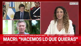 MAURICIO MACRI Y SU MENSAJE a JAVIER MILEI para formar UNA ALIANZA