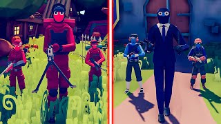 MODERN MILITARY TEAM vs TEAM FORTRESS 2 - Totally Accurate Battle Simulator TABS