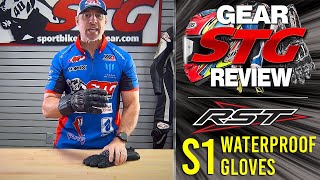 RST S-1 CE Waterproof Gauntlet Gloves from SportbikeTrackGear.com