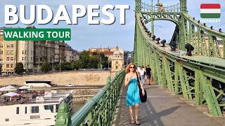 Budapest Summer Walking Tour: Danube bank, Liberty Bridge, Váci Street