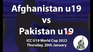 ICC Under 19 World Cup 2022 : Pakistan U19 vs Afghanistan U19,18th Match,Group C Preview & Analysis