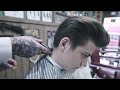 💈 asmr barber young elvis inspired 50 s haircut 🇺🇸