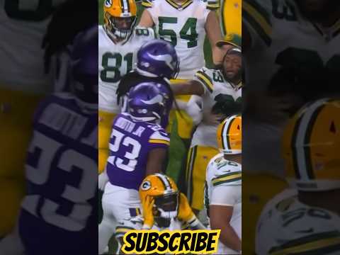 Aaron Jones Gets PUNCHED IN THE FACE Trying To Break Up Post Game Fight ...