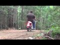 Riding a 1981 Honda C70 Passport Through the Woods!