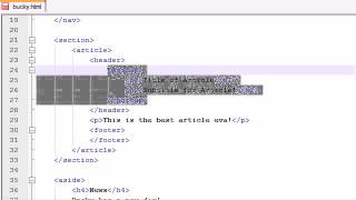 HTML5 Tutorial 4 Adding the Meat!