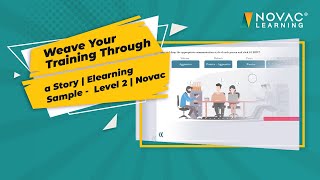 Elearning Sample - Level 2 | Storytelling Example | Infographic Example - Novac Learning