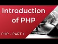 Introduction To PHP | PHP Tutorial For Beginners (2021) | PHP- Part 1 | PHP For Web Development