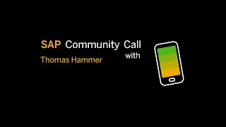 SAP HANA Cloud Overview | SAP Community Call