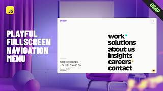 Wait Your Fullscreen Navigation Menu Can Do THAT With SVG?