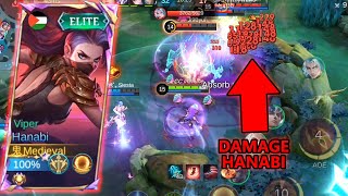 HANABI SI MARKSMAN DARK SISTEM DIBUFF, DAMAGENYA JADI MAKIN KUAT 🔥🔥 | MOBILE LEGENDS