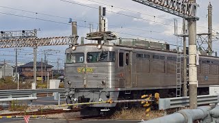 【さよならEF81 303銀釜】鳥栖貨物ターミナル駅に発着す″銀釜″