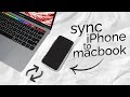 How to Sync iPhone to Macbook Air (tutorial)