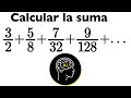 Puedes calcular esta suma