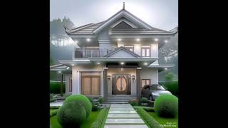 Beautiful front design house #house #3dhomeplan #housedesign