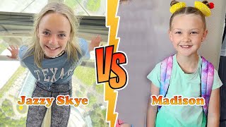 Jazzy Skye (Kids Fun TV) Vs Madison (Madison and Beyond) Transformation 👑New Stars From Baby To 2023