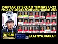 RESMI STY TURUNKAN SKUAD U22 !! INILAH DAFTAR PEMAIN POTENSIAL TIMNAS U22 PIALA AFF SENIOR 2024