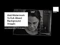 Easy Background Image Photo Credits/Watermarks - Squarespace 7.1 Tutorial