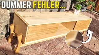 ...DAS hätte beim SELBSTBAU eines Lowboards NICHT passieren dürfen | DIY Lowboard | Patric Eder