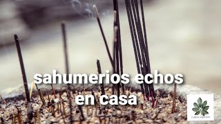 SAHUMERIOS ARTESANALES .paso a paso ideal para emprendedoras 😊