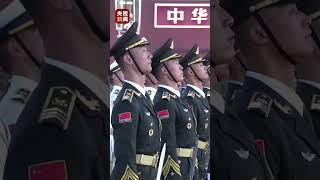 祝贺祖国母亲75华诞！今天最美的服装是军装，是中国红！#中国国庆#中国