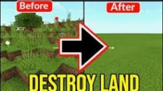 Making My Minecraft land Flat 🤩🤩😁