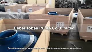 Tobee 14x12 slurry pump wet spare parts