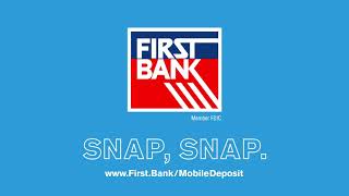 First Bank Mobile Deposit