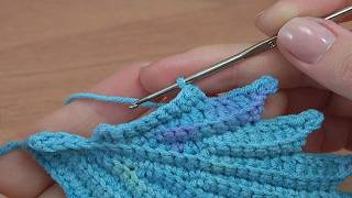 Crochet Flat Leaf Tutorial 43