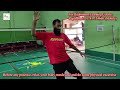 ব্যাডমিন্টন খেলার বেসিক ট্রেনিং পর্ব ১। badminton basic training part 1 by rajib sir