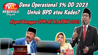 Dana Operasional 3% DD 2023 untuk Kades atau BPD? Simak