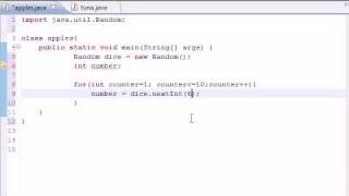 Java Programming Tutorial - 26 - Random Number Generator.flv