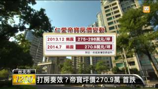 【2014.07.08】打房奏效？帝寶坪價270.9萬 首跌 -udn tv