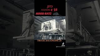 JFD station 28 Hood Ratz🐀 Truck 28 Engine 28 #jacksonfire #firefighting #jacksonms