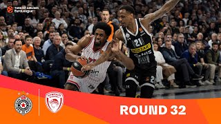 Partizan - Olympiacos | Round 32 Highlights | 2023-24 Turkish Airlines EuroLeague