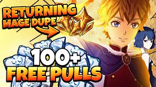 *SSR MAGE DUPES RETURN* - FREE 100+ NEW PULLS! CRAZY 1st ANNI. UPDATE! | Black Clover Mobile