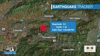 3.6-magnitude earthquake strikes near Thousand Oaks
