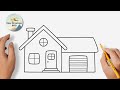 Drawing house tutorial | How to draw a house | Easy Drawings BRO