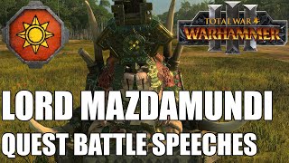 Lord Mazdamundi Quest Battle Speeches