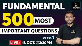 Fundamental Of Nursing | 500 Most Important Questions | MPPEB/RML Lucknow, | Staff Nurse, CHO Exam
